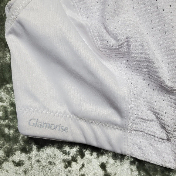 Glamorise White Sports Bra - Picture 2 of 6
